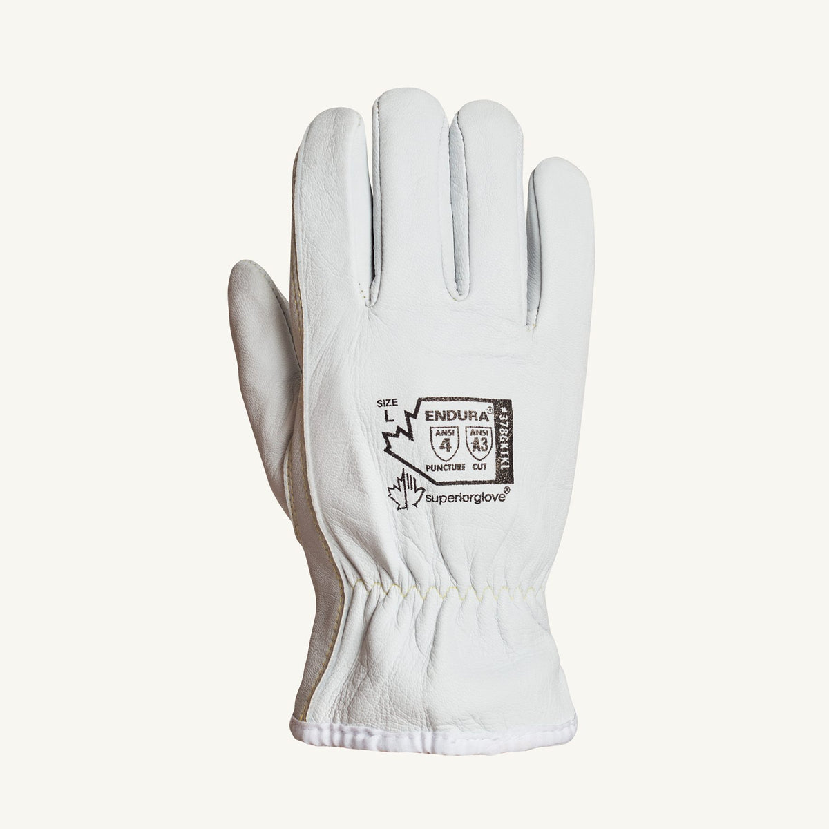 Cut Resistant Glove - Superior Glove Endura® Goatskin Grain Leather Ke