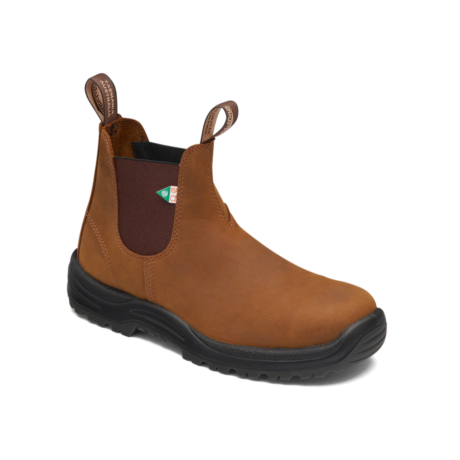 Boots Blundstone Work Safety Saddle Brown 164 Hansler Smith