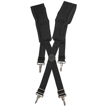 Big Bill Leather Button Suspenders - SUSPB