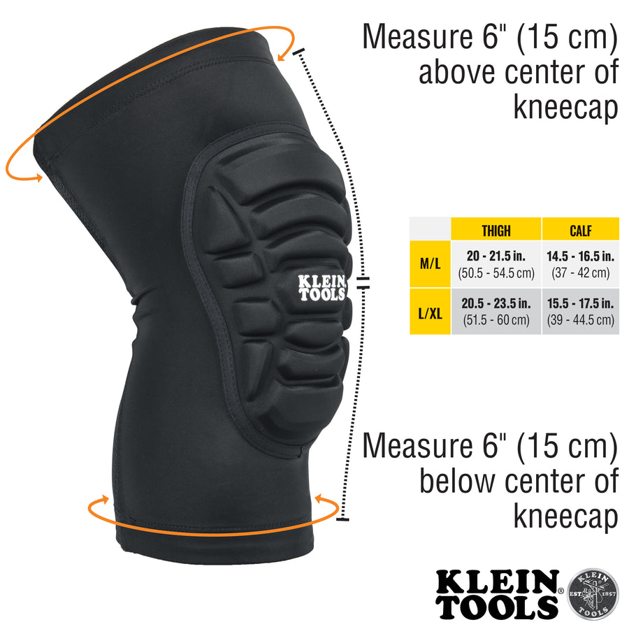 Heavy Duty Knee Pad Sleeves, M/L - 60511
