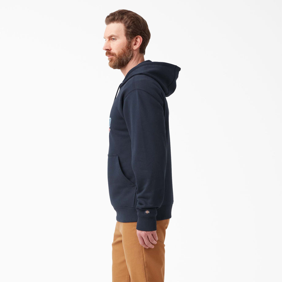 Hoodie - Dickies Water Repellent Tri-Color Logo Hoodie, Lincoln