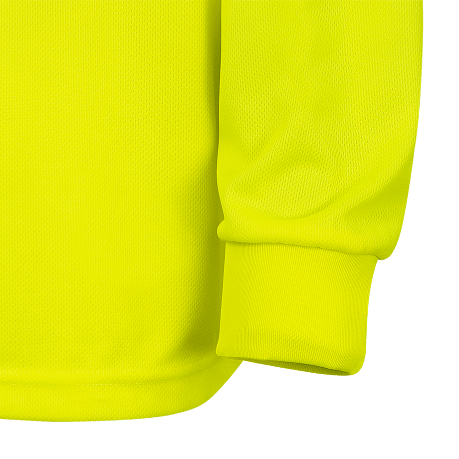 Pioneer 6905A UV Protection Coolpass® Breathable Long Sleeve Safety Shirt -  Hi-Vis Yellow/Green 