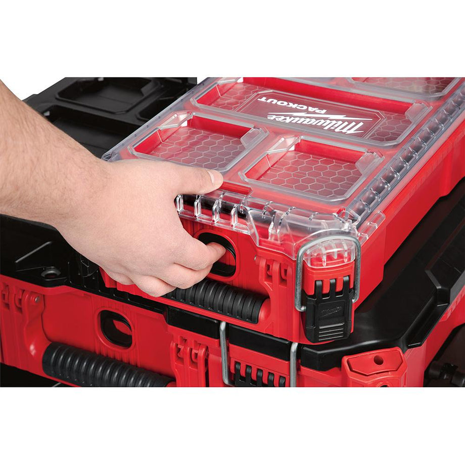 Milwaukee PACKOUT 11-Compartment Impact Resistant Portable Small Parts  Organizer 48-22-8430 - The Home Depot