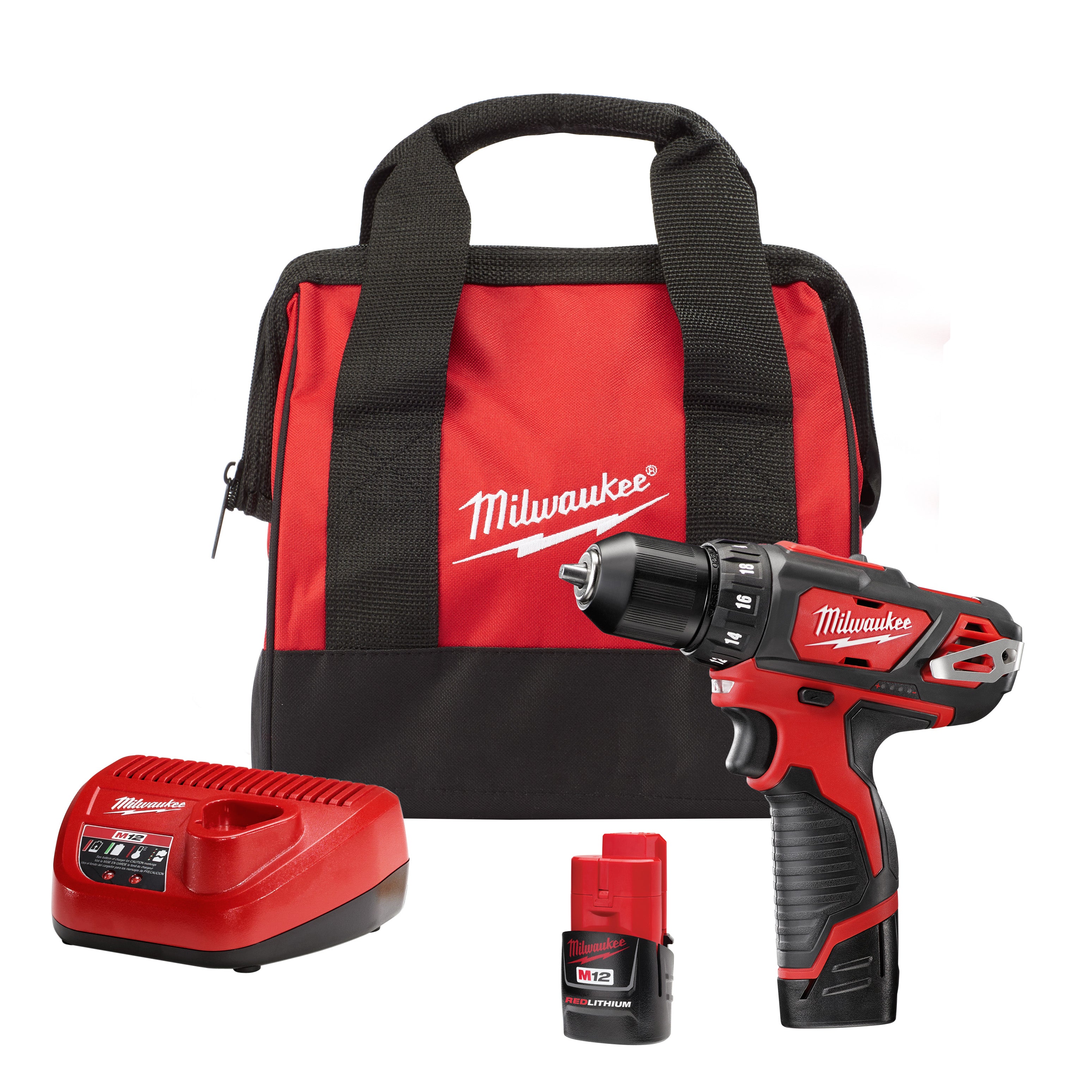 Drill Driver Kit Milwaukee M12 3 8 Drill Driver Kit 2407 22