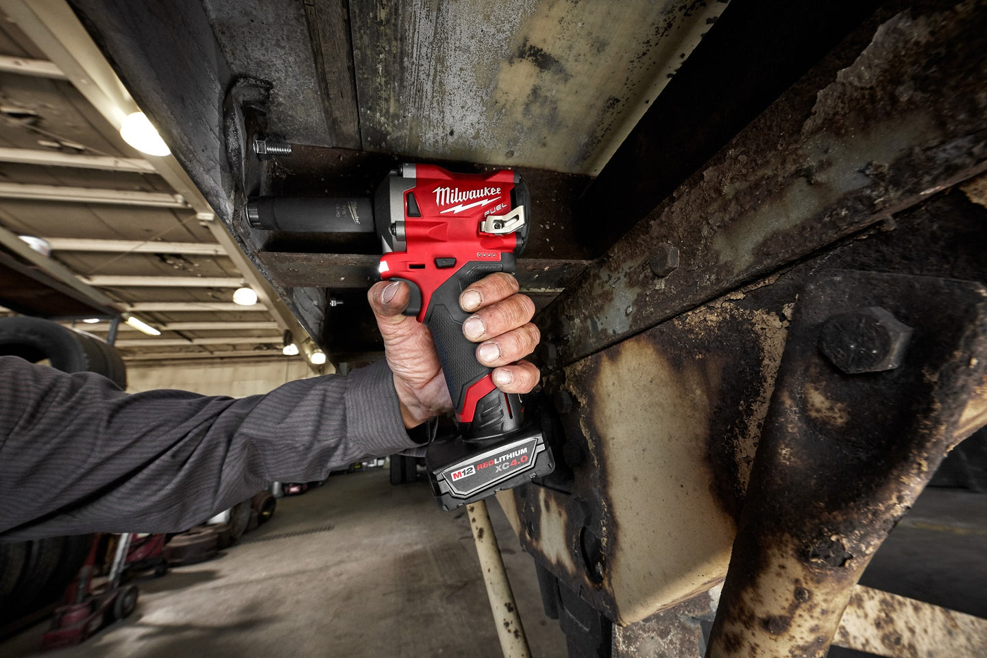 Impact Wrench - Milwaukee M12 FUEL 12 Volt Lithium-Ion Brushless