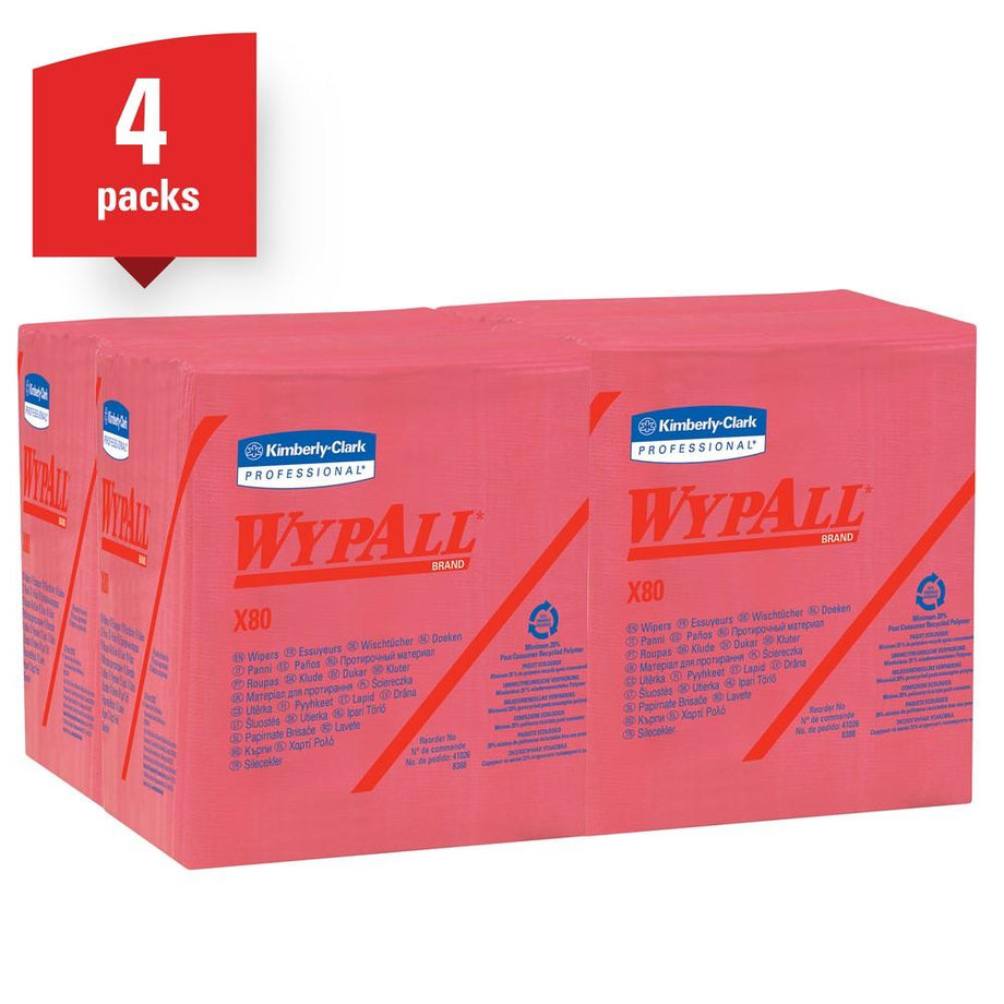 Chiffons WypAll® X80 - Boîte BRAG* / Blanc