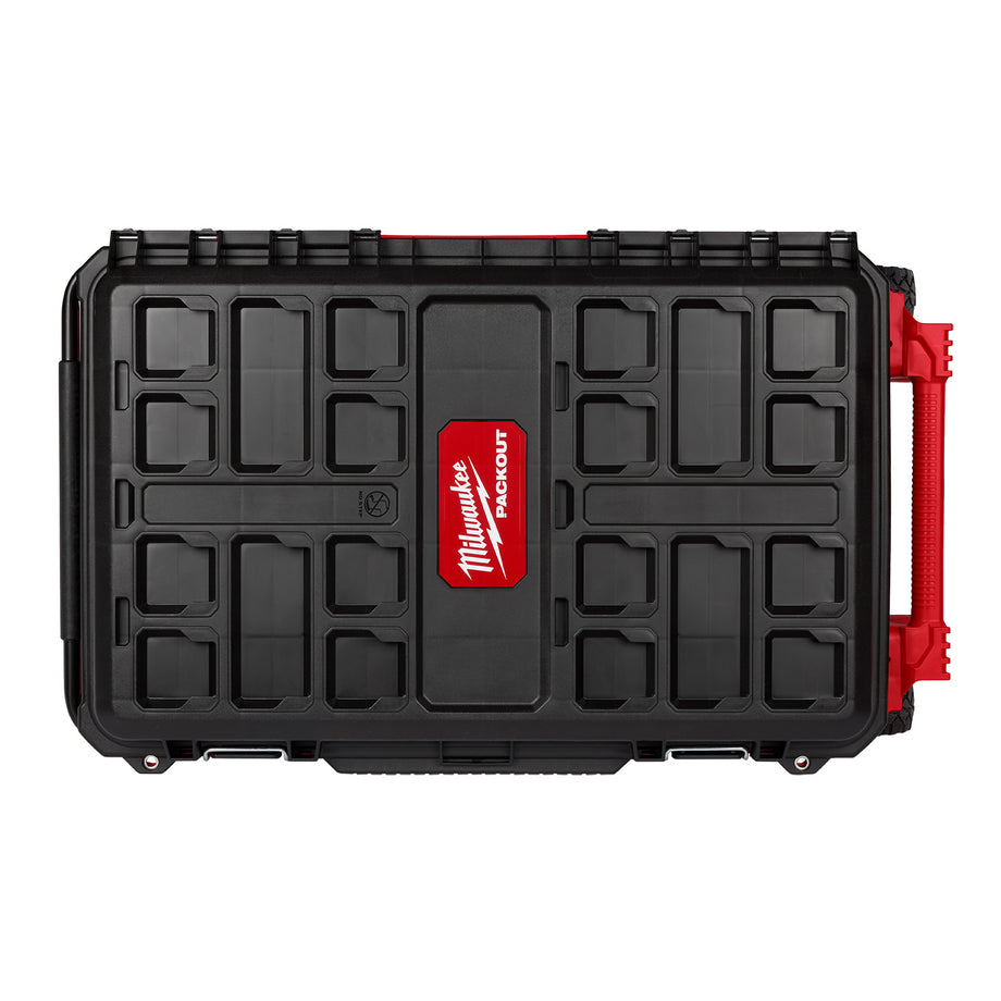 Milwaukee Rolling Tool Chest PACKOUT 38 in Dual Stack Top 250 lb Capacity  BLACK