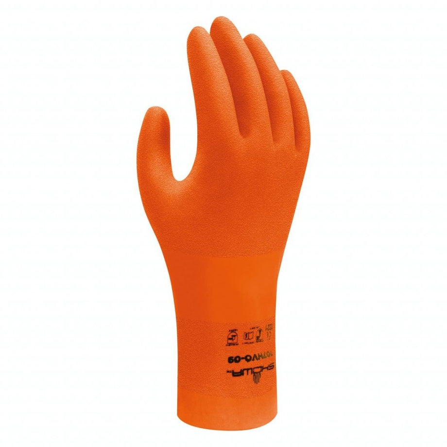 SHOWA Blue Chemical Protection Gloves, Model CS701