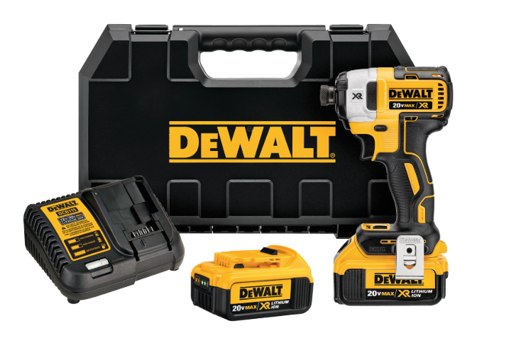 Impact Driver Kit - DeWalt 20V MAX* XR® 1/4 IN 3-Speed (4.0AH) DCF887M2