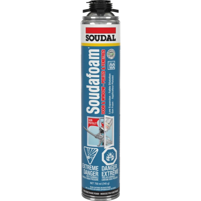 Pack mousse PU et pistolet SOUDAL