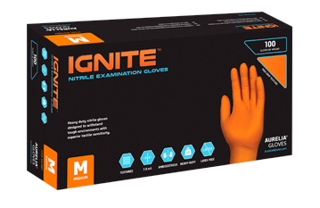 Glove - Disposable - Aurelia Ignite Nitrile Powder-Free* - Hansler.com